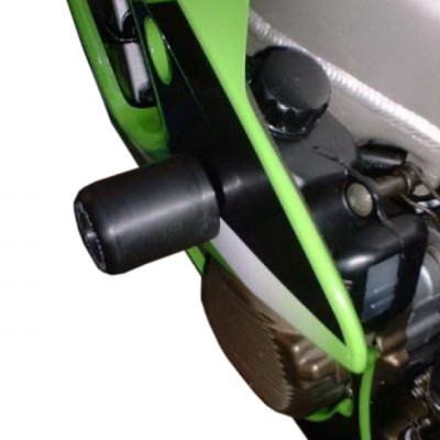 R&G Racing padací chrániče pro motocykly KAWASAKI ZX6R G1/G2/J1/J2/636 ('02), bílé (pár)